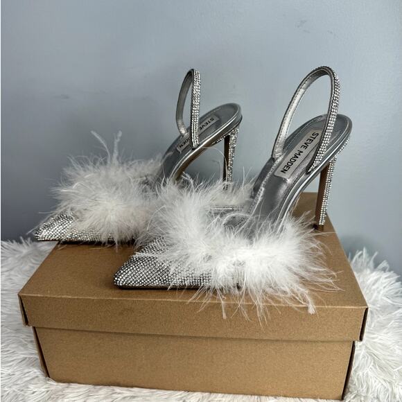 STEVE MADDEN Alexis Rhinestone Pumps Size 5.5 NEW - Picture 8 of 11